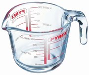 Pyrex Pahar gradat din sticlă 0,25 l, 9 x 8 cm, 250 ml