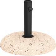 vidaXL Bază pentru umbrelă Manual Galben Ø 45 x 33 cm Beton