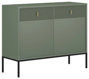 Comodă SUE verde/neagră
