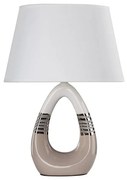 Lampă de masă ROMANO 1xE27/60W/230V alb/bej