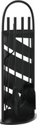 vidaXL Set de unelte pentru șemineu, 5 piese, 23x15x66 cm, oțel
