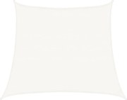 vidaXL Pânză parasolar, alb, 4/5x4 m, HDPE, 160 g/m²
