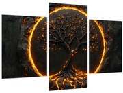 Tablou – Arborele vieții în lavă II. (90x60 cm)