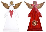Set de 2 figurine de Crăciun Ego Dekor Angel Curl
