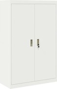 vidaXL Dulap de depozitare Alb 90 x 40 x 140 cm Oțel