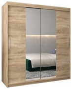 Dulap de haine 180 cm Toki 1 (stejar sonoma + stejar sonoma). 1064928
