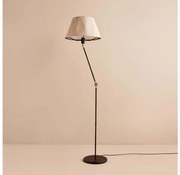 Lampă de podea AYD 1xE27/40W/230V negru/bej