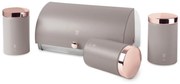 Cutie paine cu recipiente Taupe Berlinger Haus BH 6834, inox, gri