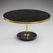 Masuta de cafea design modern Dekala D90 negru/auriu