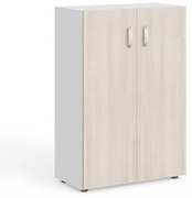 Dulap mediu Manager 79,8 x 42,2 x 119,5 cm, salcâm deschis / alb