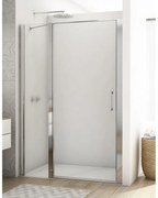 Usa de dus batanta 120 x 200, crom, cu sticla 6 mm, SanSwiss Divera