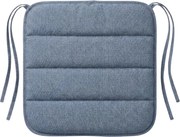 Perna de scaun LINGE BLUE 37x37 cm, albastru