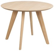 Masă de dining rotundă cu blat cu aspect de lemn de stejar ø 100 cm Townsville – Actona