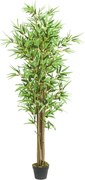 vidaXL Arbore din bambus artificial 1288 de frunze 180 cm verde