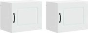 vidaXL Dulap de bucătărie Kalmar 2 pcs Alb 50 x 31 x 40 cm