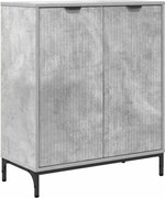 vidaXL Bufet Gri din beton 69,5 x 33 x 82 cm Lemn compozit