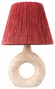 Lampă de masă 1xE27/40W/230V alb/roșu