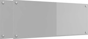 vidaXL Panou de bucătărie 2 pcs Gri deschis 100 x 40 cm