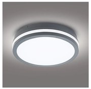Corp de iluminat LED de exterior cu senzor Brilagi BENE LED/24W/230V d. 26 cm IP54
