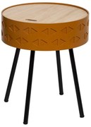 Masuta de cafea rotunda SHIRO cu depozitare