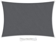 Parasolar dreptunghiular, 5 × 7 m, poliester, respirabil