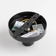 Brilagi - Plafonieră LED aplicată CERIA WIRE, 1xE27/40W/230V, Ø 45 cm, neagră