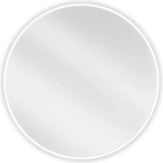 Mexen Loft oglindă pentru baie rotundă 70 cm, ramă albă - 9850-070-070-000-20