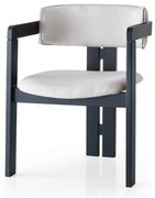 Scaun de sufragerie CO Cream and Black