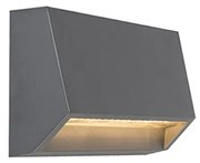 Lampa de perete exterioară modernă gri închis cu LED IP65 - Sandstone 2