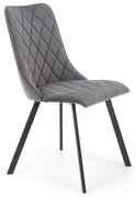 Scaun de bucaterie Nyx, gri/negru