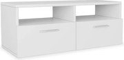 vidaXL Comodă TV, PAL, 95 x 35 x 36 cm, alb