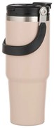 Sticlă bej de călătorie din oțel inoxidabil 1 l Eco – Ladelle