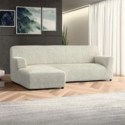 Huse bielastice COSTINA smântânii canapea cu otoman stânga (l. 170 - 300 cm)