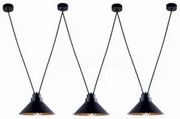 Suspensie vintage 3 becuri E27 PERM 9146 NOWODVORSKI