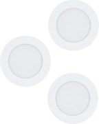 Eglo 98631 - Set 3x spot încastrat FUEVA LED/5W/230V