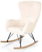 Fotoliu balansoar crem VISBY TWO