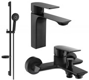 Mexen Alexa DS40 set de baie, negru - 71203DS40-70