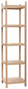 Etajeră din lemn de stejar 45x180 cm Mason – Hübsch