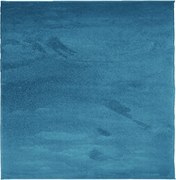 vidaXL Covor „OVIEDO”, fire scurte, turcoaz, 120x120 cm