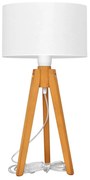 Lampă de masă ALBA 1xE27/15W/230V alb/stejar