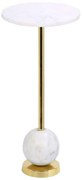 Măsuță auxiliară rotundă din metal ø 25 cm Salo – House Nordic