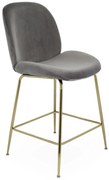 Scaun de bar Dori Gold gri