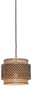 Lustra eco din bambus Bhutan L, tube 25x20 bl/nat
