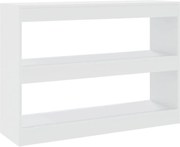 vidaXL Bibliotecă/Separator cameră, alb, 100x30x72 cm