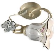Plafoniera cu flori ceramice in stilul clasic Florentin PISA