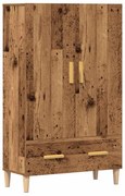 vidaXL Dulap înalt, lemn vechi, 70x31x115 cm, lemn compozit