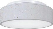vidaXL Lampă de tavă Gri 38 x 38 x 13,5 cm țesătură