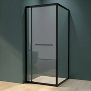Firenze Cabină de duș Black 6mm 80cm