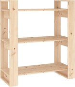 vidaXL Bibliotecă/Separator de cameră 80x35x91 cm, lemn masiv de pin