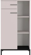 Bibliotecă crem 64x120x34 cm Rovigo – Germania